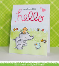 Load image into Gallery viewer, embroidered hello