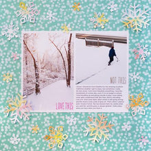 Load image into Gallery viewer, stitched snowflakes