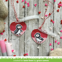 Load image into Gallery viewer, heart shaker gift tag
